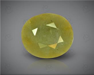 Natural Heated & Treated Yellow Sapphire Certified  5.38 CTS ( 8215/15 )